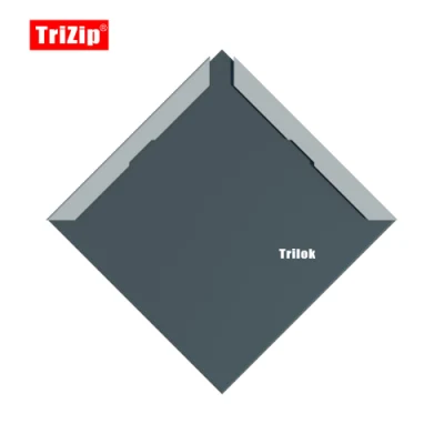 Trilok Metal Interlocking Roofing, Wall Cladding, Facade Square Shingle Tile - Td191