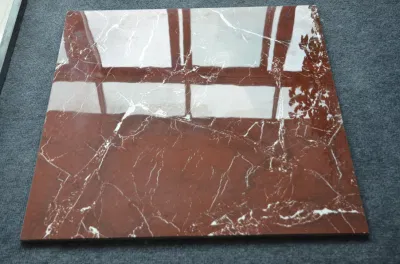 Shopping Mall Floor Glazed Polished 24X24 Red Ceramic Tile