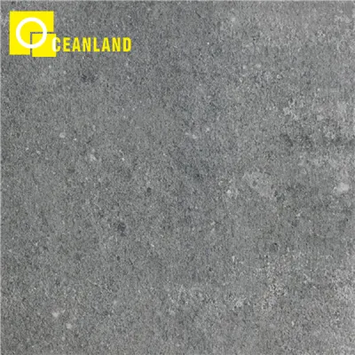 Dark Grey Wood Look Glazed Cement Porcelain Floor Tiles