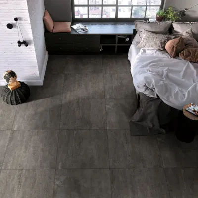 Wood Concrete Stone Tile Flooring Tile Glazed Porcelain Tile (OTA604-COAL)