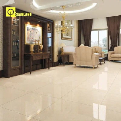 600X600mm Crystal Double Loading Polished Porcelain Floor Tile