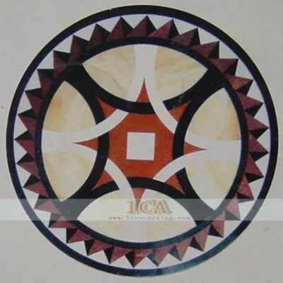 Vintage Style Classic Pattern Floor Tile Stone Marble Floor Tile