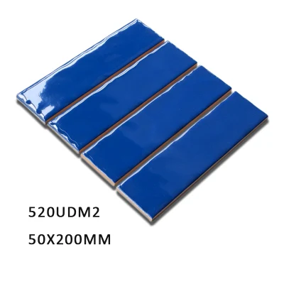50X200mm Navy Blue Decorative Ceramic Subway Tiles