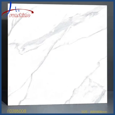 600X600 or 800X800 Ivory White Polished Glossy Surface Porcelain Tile