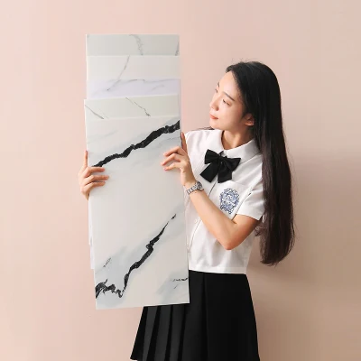 Kitchen Plastic Vinyl Peel and Stick on Self Adhesive Tiles for Walls