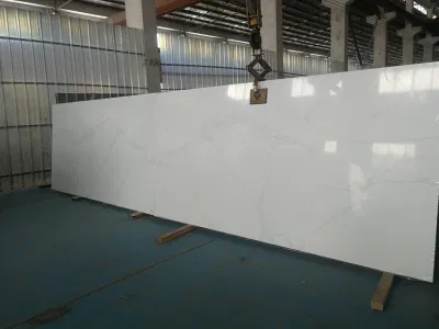 Modern Calacatta Quartz Slab Price Wall Tile Kitchen Cabinets Designs for Small Spaces From Foshan