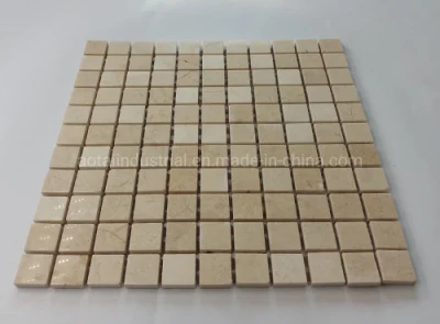 Natural Stone Marble Polished Square Mosaics Tiles for Interior Wall and Floor