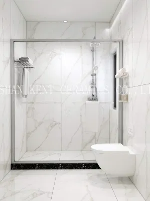 Jazz White Multi-Grain Polish Large Board Full Body Marble Flooring Wall Porcelain Tile