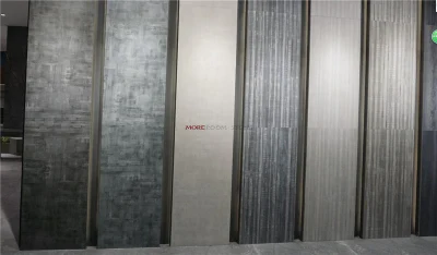 Moreroom Stone Dark Grey Cement Porcelain Tiles for Bathroom Flooring and Wall Design