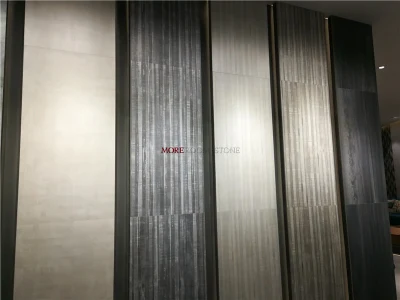 Moreroom Stone Dark Grey Cement Porcelain Tiles for Bathroom Flooring and Wall Design