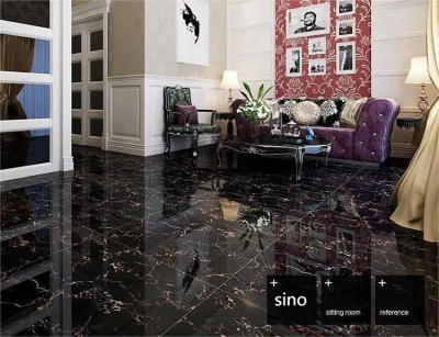 Brown/White/Black (color) etc. Glossy Porcelain Carpet Design Floor Tiles