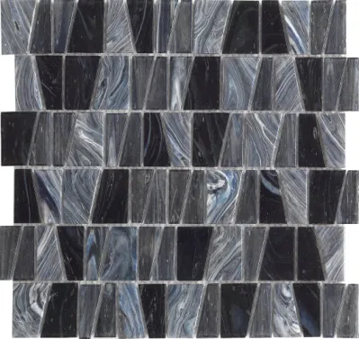 Factory Design Inspirations Interior Supply Living Room Wall Backsplash Decor Navy Blue Diamond Symphony Glass Mosaic