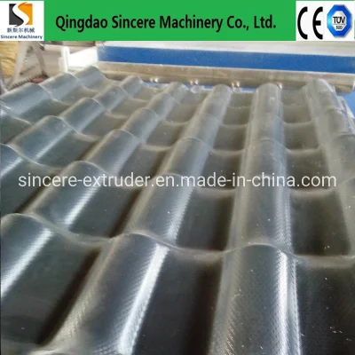 Factory Hot Sale PVC Plastic Building Tile Sheet Extrusion Line Glazed Roof Tile Corrugated Sheet Extruding Machine