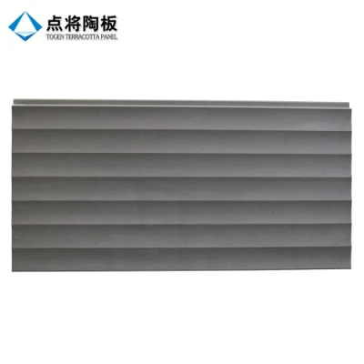 18mm Wave Surface Terracotta Clay Panel Tile for Curtain Wall