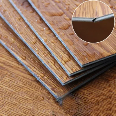Non Slip Spc Tile Floating Interlocking Basement Flooring Tiles