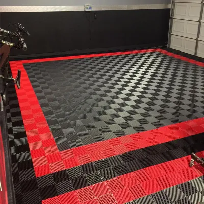Vented Drainage Garage Basement Plastic Floor Interlocking Tiles