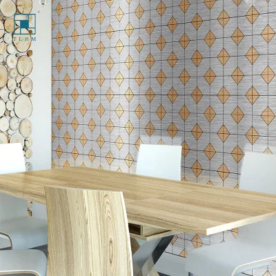 Peel and Stick Backsplash Kitchen Hexagon Wall Sticker 3D Mosaic Self Adhesive Wall Tiles