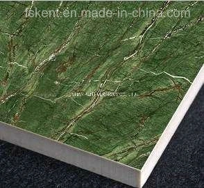 Forest Green Wall Floor Glossy Vitrified 3D Inject Natural Style 600*600mm Tile