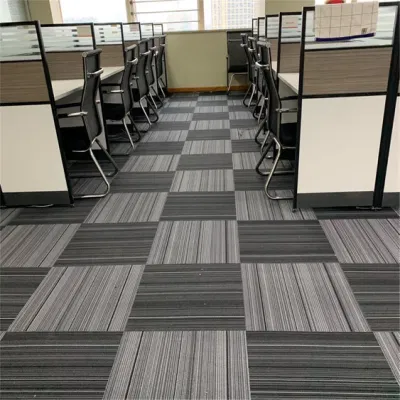 50X50 3D Modern Luxury Soft Large Living Room Plastic PVC Flooring Mat Area Rug Hotel Carpet Tiles