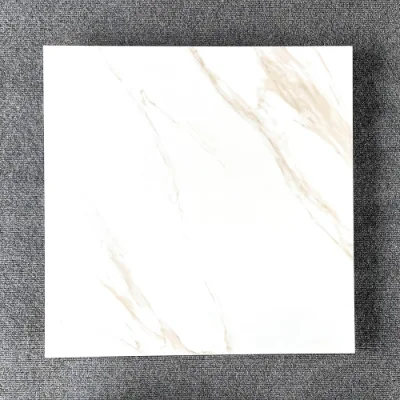 24X24 White Ceramic Polished Glazed Vitrified Floor Tile