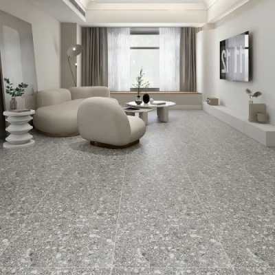 24X24 600X1200mm Ceramic Tiles Flooring Anti Slip Rustic Terrazzo Tiles