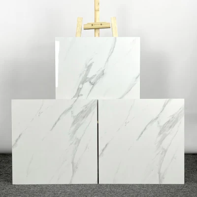 Carrara 600X600 Ceramica Porcelanato Cheap Ceramic White Tiles Floor