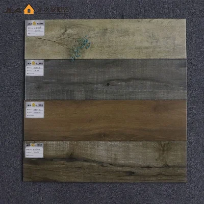 Wood Finish Look Effect Ceramic Floor Tiles Porcelain Wooden Wall Tile Flooring