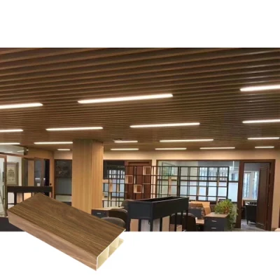 Western Living Room Decorated with PVC Ceiling Tiles