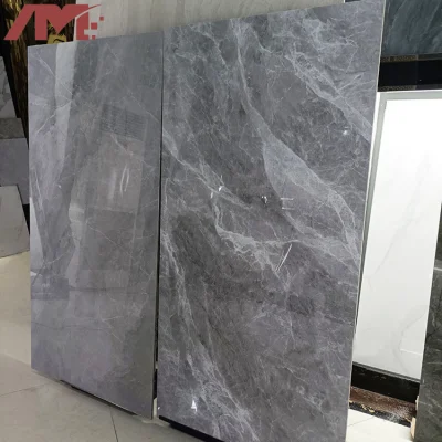 Foshan Latest Home 750X1500mm Gray Floor Wall Tile Polished Big Slab Tiles