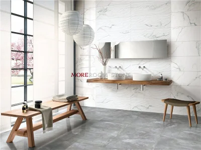 Foshan Geometrical Shape 3D White Tile Porcelain for Wall Decor