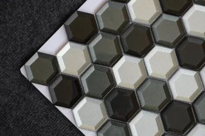 European Style Coffee Shops Decoration Glass Mosaic Tile