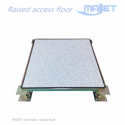Anti-Slip Ceramic Steel Raised Access Floor Tiles Easy Install Stone Patterm