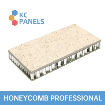 5mm Natural Marble Tile on Honeycomb Panel Lightweight Cost-Saving Thin Stone Panels Wall Panel