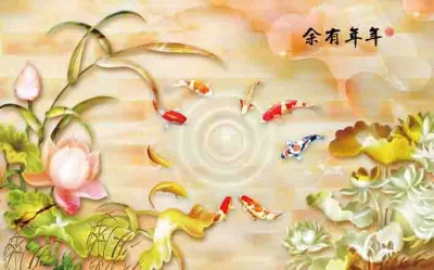 3D Painting Tiles for Room Decoration