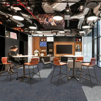 China Cheapest Price Polypropylene PVC 50X50 Commercial Office Floor Carpet Tile for Sale