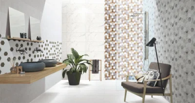 Ceramic Wall Tile and 12*24inch 300*600mm Size Hexagon Bathroom Tiles Design