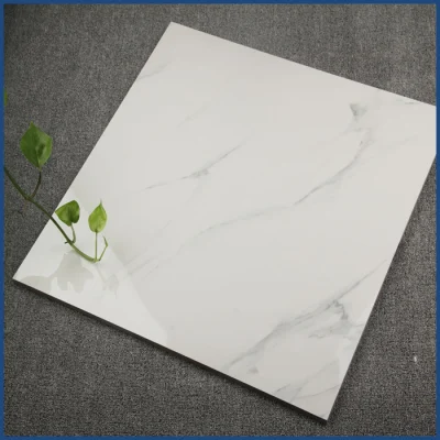 600X600 Modern Villa Marble Look Vitrified Polished Glazed China Porcelain Tile