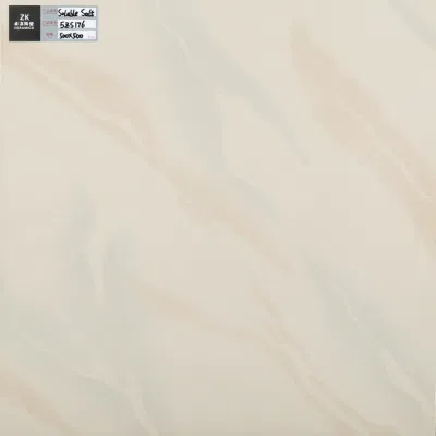 50X50 and 60X60 Ivory White Soluble Salt Full Body Polished Porcelain Floor Tile