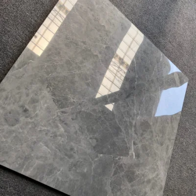 Latest Design Living Room Floor Wall Tile 800X800mm Silver Gold Plated Porcelain Tile