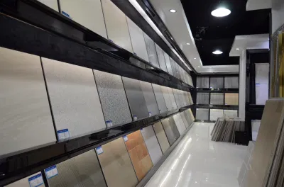 600X600mm Rough Surface Porcelain Beige Color 2cm Thick Tile