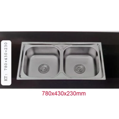 SUS304/201 Stainless Steel Kitchen Sink Integral Stretching with Different Thickness