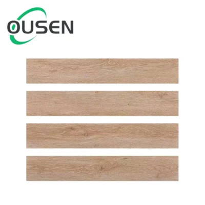 3D Glazed Full Body Rustic Floor and Wall Wood Tiles Living Room