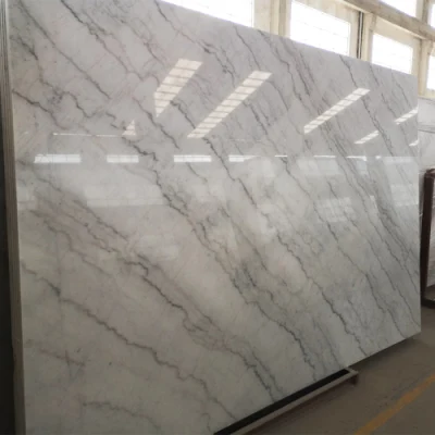 Natural China Cheap Landscape White Marble Slab for Flooring Tile