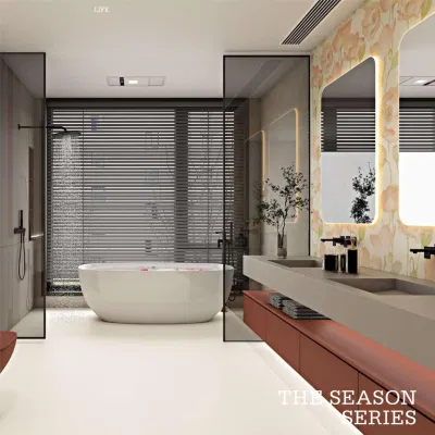Factory Price Wholesale Interlocking Matt Porcelain Floor Tile for Home Use Mould Finished Deco Tiles Hotel Wall Tiles