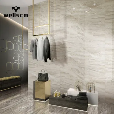 Industrial Concrete Carmen Cement Light Grey Sintered Stone Flooring Tile