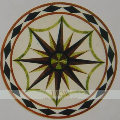 Vintage Style Classic Pattern Floor Tile Stone Marble Floor Tile
