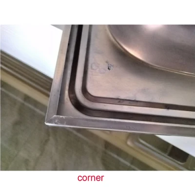 SUS304/201 Stainless Steel Kitchen Sink Integral Stretching with Different Thickness