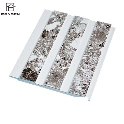 Interlocking Plastic Tile PVC Hot Stamping Wall Ceiling Panels PVC Ceiling Tile