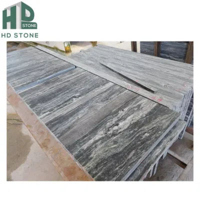 China Green Spray Wave Granite Tiles Building Wall Cladding Panel, Interior Building Walling Tiles