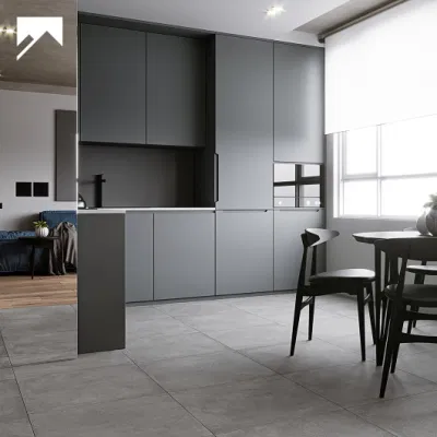 Concrete Effect Textured Bathroom Ceramic Floor Tile